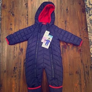 New SNOZU infant snowsuit.